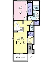 カーサ　プラシードの物件間取画像